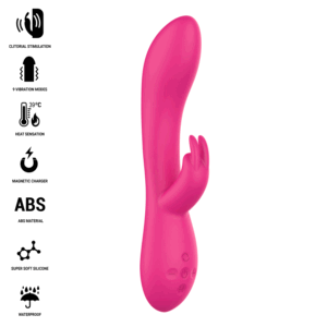 Intense Tammy — Rabbit Vibrator, Heated, Pink — Rabbit Vibrators — view 3