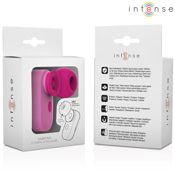 Intense Sabrina — Clitoral Stimulator, Rechargeable, Pink — Clitoral Stimulators — view 7