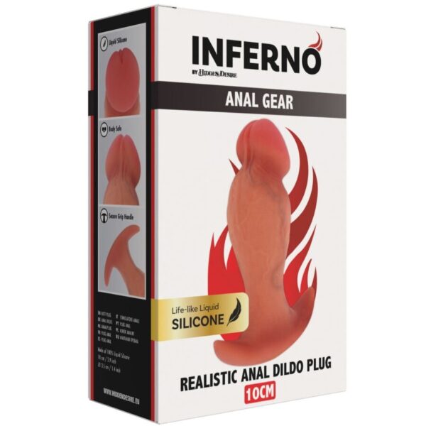 Hidden Desire Inferno Realistic — Butt Plug, 10 cm — Anal — view 6