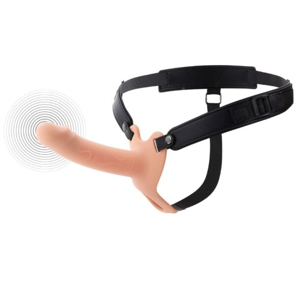 Hidden Desire Inferno — Vibrating Strap-On, Remote Control, 16 cm — Penis Accessories