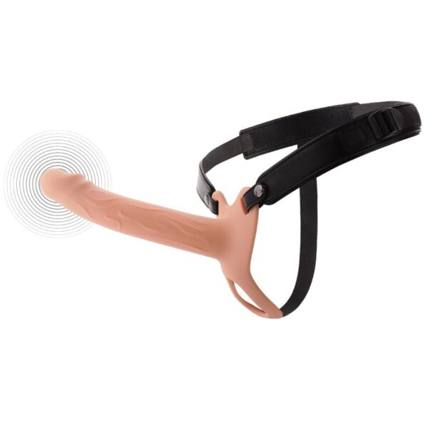 Hidden Desire Inferno — Vibrating Strap-On, Remote Control, 20 cm — Penis Accessories