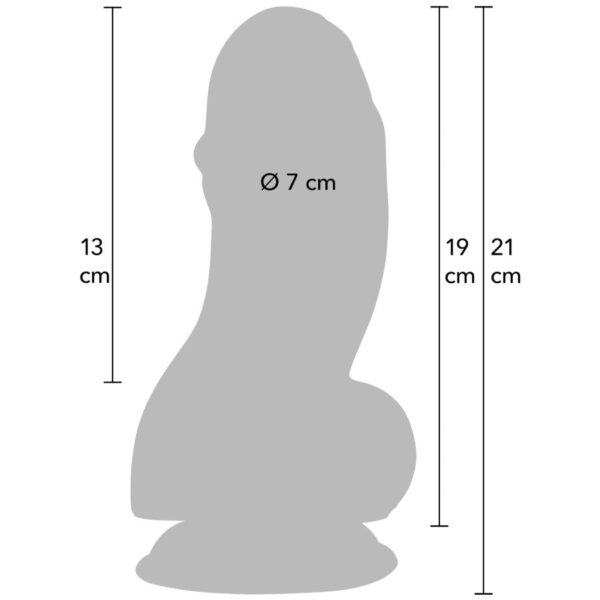 Hidden Desire Inferno Fat Boys — Suction Cup Dildo, 19 cm — Dildos — view 7