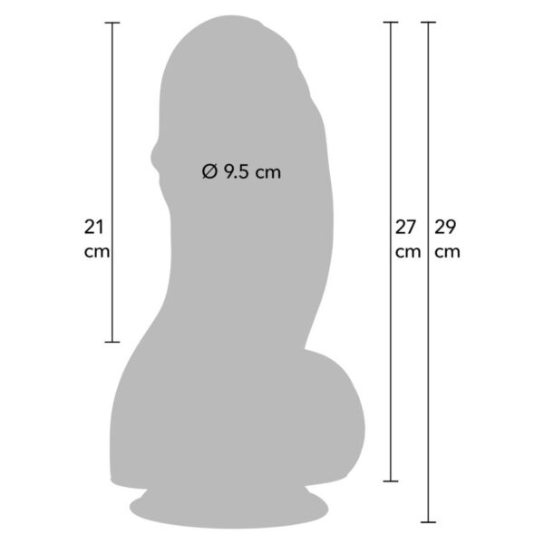 Hidden Desire Inferno Fat Boys — Suction Cup Dildo, 27 cm — Dildos — view 3