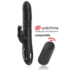 Black & Silver Kenji — Thrusting Vibrator, Rechargeable — Clitoral Toys