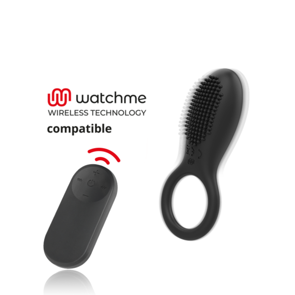 Mr Boss Tino — Vibrating Cock Ring, Remote Control, Black — Cock Rings