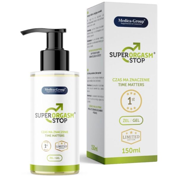 Medica Group Super Orgasm Stop — Delay Gel, 150 ml — Delay Sprays & Gels
