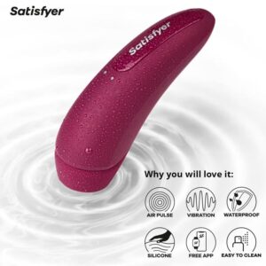 Satisfyer Curvy 1+ — Air Pulse Stimulator, App-Controlled — Air Pulse Vibrators — view 2