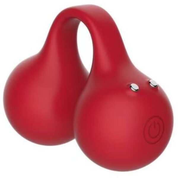 Snail Vibe Twinn — Clitoral Vibrator, Rechargeable, Cherry — Clitoral Stimulators — view 3
