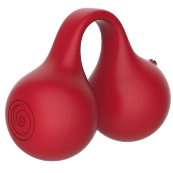 Snail Vibe Twinn — Clitoral Vibrator, Rechargeable, Cherry — Clitoral Stimulators