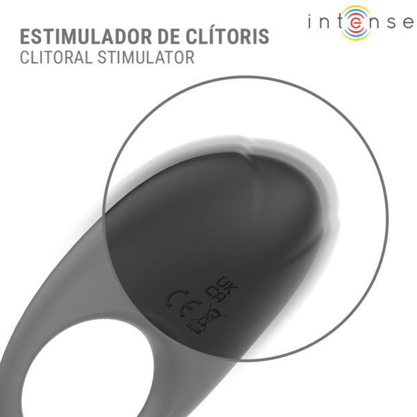Intense Merlotte — Vibrating Cock Ring, Rechargeable, Black — Cock Rings — view 5