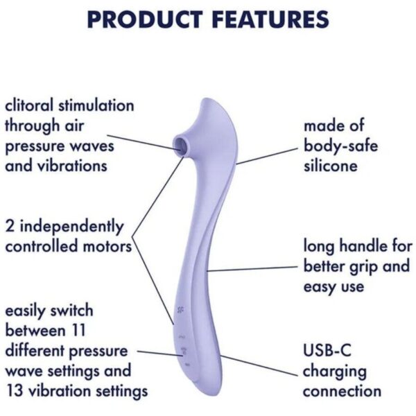 Satisfyer Easy Lover — Air Pulse Stimulator, Waterproof — Air Pulse Vibrators — view 5