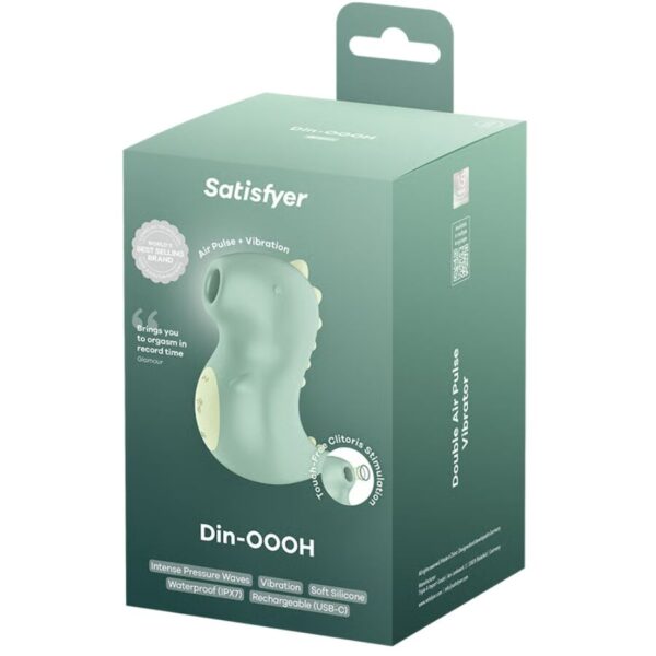 Satisfyer Din-Oooh — Air Pulse Stimulator, Waterproof — Air Pulse Vibrators — view 2