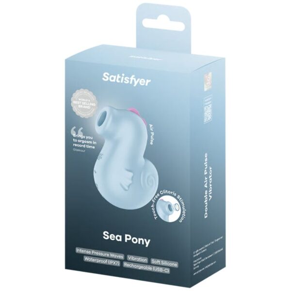 Satisfyer Sea Pony — Air Pulse Stimulator, Waterproof — Air Pulse Vibrators — view 3