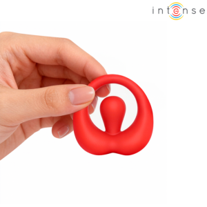 Intense Russell — Vibrating Cock Ring, Rechargeable, Red — Cock Rings — view 4