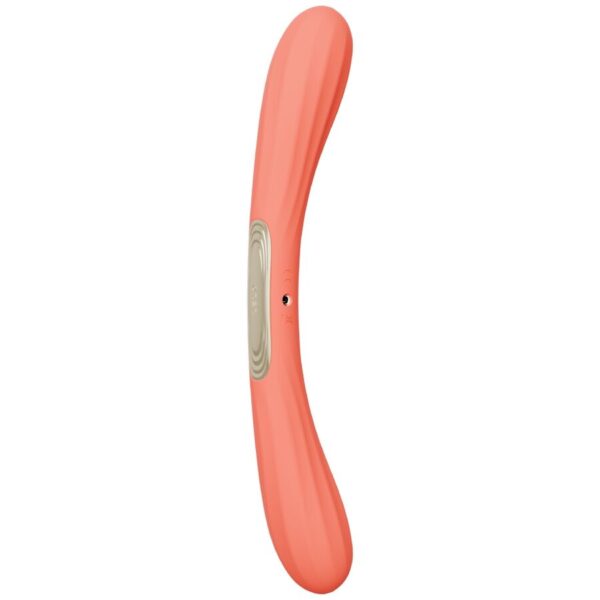 LELO Boomerang — Couples Vibrator, Waterproof, Coral Red