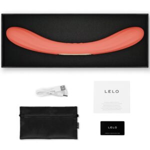 LELO Boomerang — Couples Vibrator, Waterproof, Coral Red — view 4