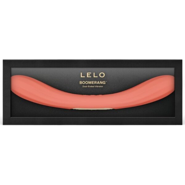 LELO Boomerang — Couples Vibrator, Waterproof, Coral Red — view 5