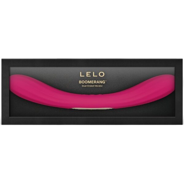 LELO Boomerang — Couples Vibrator, Waterproof, Cerise — view 3