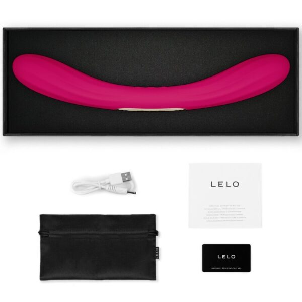 LELO Boomerang — Couples Vibrator, Waterproof, Cerise — view 5