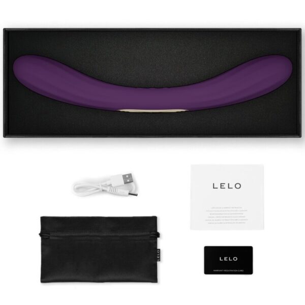 LELO Boomerang — Couples Vibrator, Waterproof, Purple — view 4