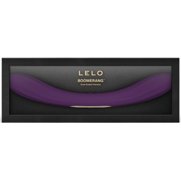 LELO Boomerang — Couples Vibrator, Waterproof, Purple — view 5