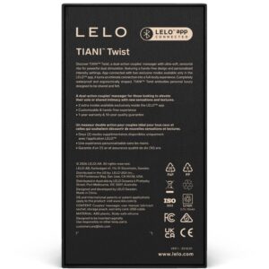 LELO Tiani Twist — Couples Vibrator, Waterproof, Soft Pink — view 2