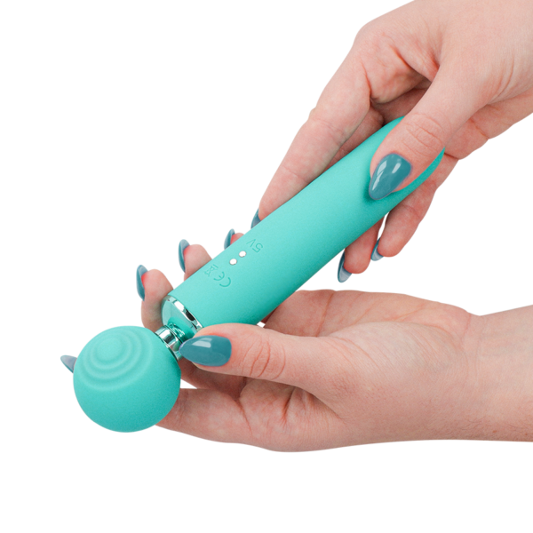 Intense Hamby — Clit Sucker, Waterproof, Turquoise — Air Pulse Vibrators — view 6