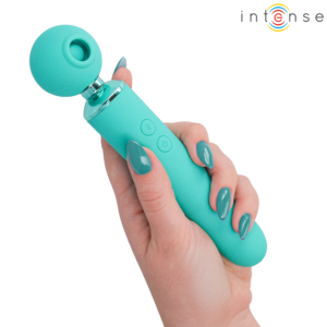 Intense Hamby — Clit Sucker, Waterproof, Turquoise — Air Pulse Vibrators — view 4