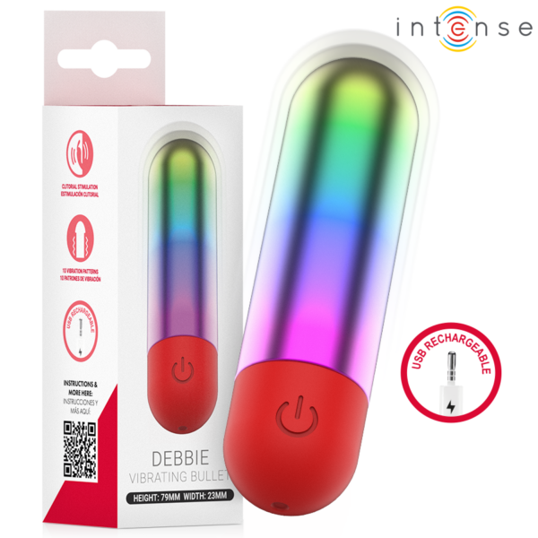 Intense Debbie — Bullet Vibrator, Rechargeable, Rainbow — Bullet Vibrators