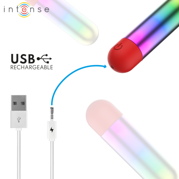 Intense Debbie — Bullet Vibrator, Rechargeable, Rainbow — Bullet Vibrators — view 5