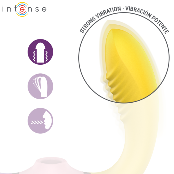 Intense Willow — Clit Sucker, Waterproof, Purple — Air Pulse Vibrators — view 8