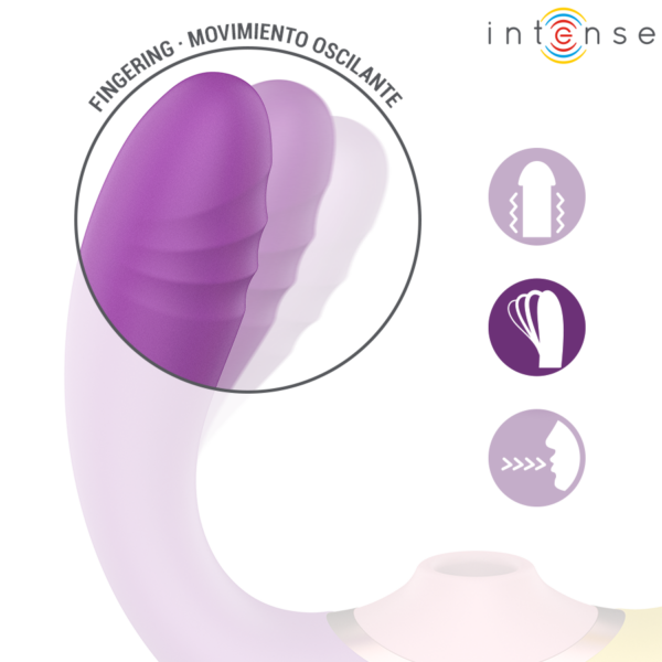 Intense Willow — Clit Sucker, Waterproof, Purple — Air Pulse Vibrators — view 7