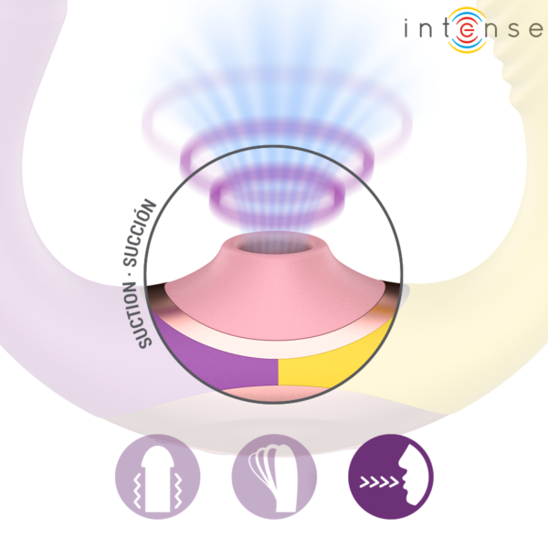 Intense Willow — Clit Sucker, Waterproof, Purple — Air Pulse Vibrators — view 5