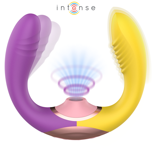 Intense Willow — Clit Sucker, Waterproof, Purple — Air Pulse Vibrators — view 3