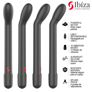 Ibiza — G-Spot Vibrator, Rechargeable, Black — G-Spot Vibrators — view 4