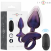 Intense Michael 2 — Vibrating Butt Plug, Remote Control, Purple — Anal