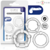 Intense Bourne — Cock Ring Set, Transparent — Classic Cock Rings