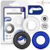 Intense Wick — Cock Ring Set, Multicolour — Classic Cock Rings