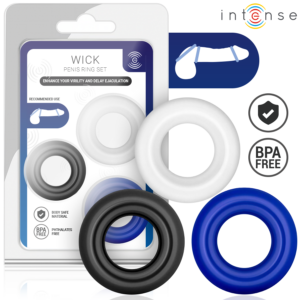Intense Wick — Cock Ring Set, Multicolour — Classic Cock Rings