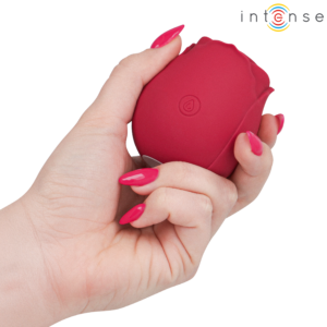 Intense Camellia — Air Pulse Stimulator, Rechargeable, Bordeaux — Clitoral Stimulators — view 4