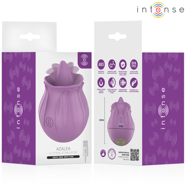 Intense Azalea — Clitoral Vibrator, Waterproof, Purple — Clitoral Stimulators — view 6