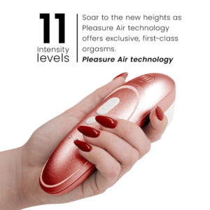 Womanizer Pro Vibrant — Air Pulse Stimulator, Burgundy — Clitoral Stimulators — view 3