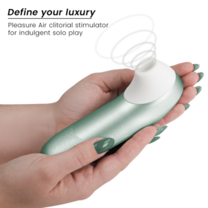 Womanizer Pro Vibrant — Air Pulse Stimulator, Sage Green — Clitoral Stimulators — view 2