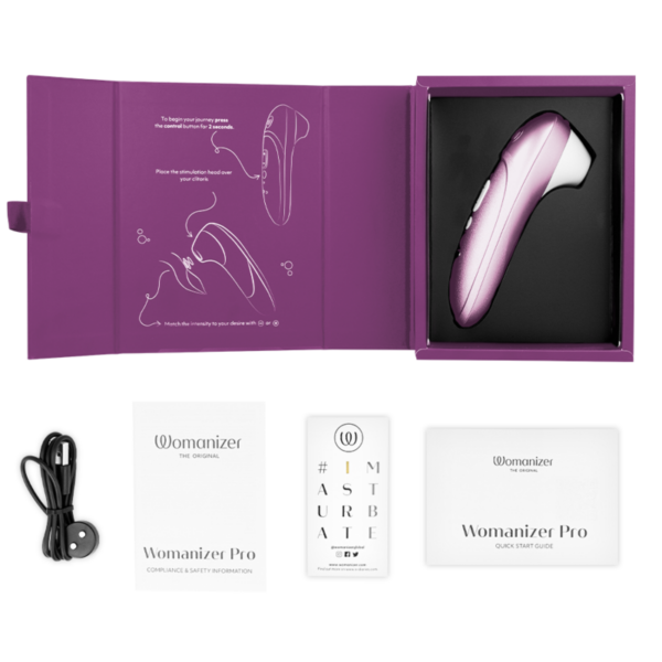 Womanizer Pro Vibrant — Air Pulse Stimulator, Lilac — Clitoral Stimulators — view 5