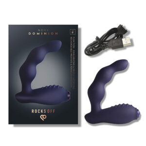 Rocks-Off Nova Dominion — Prostate Vibrator, Rechargeable, Blue — Anal — view 4