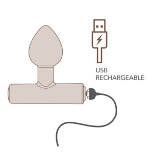 Rocks-Off Nova Astryx — Vibrating Butt Plug, Rechargeable — Anal — view 2