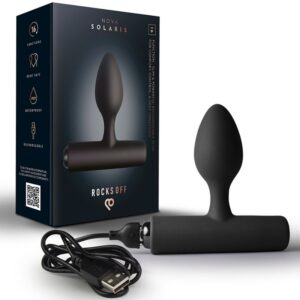 Rocks-Off Nova Solaris — Vibrating Butt Plug, Rechargeable — Anal