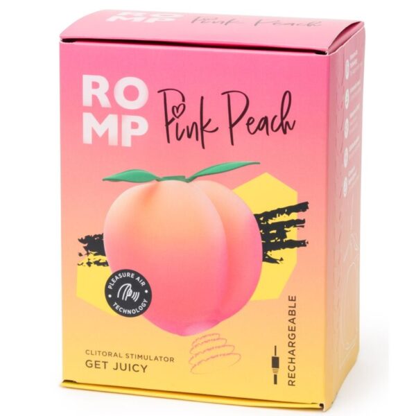 Romp Peach — Air Pulse Stimulator, Waterproof, Pink — Clitoral Stimulators — view 4