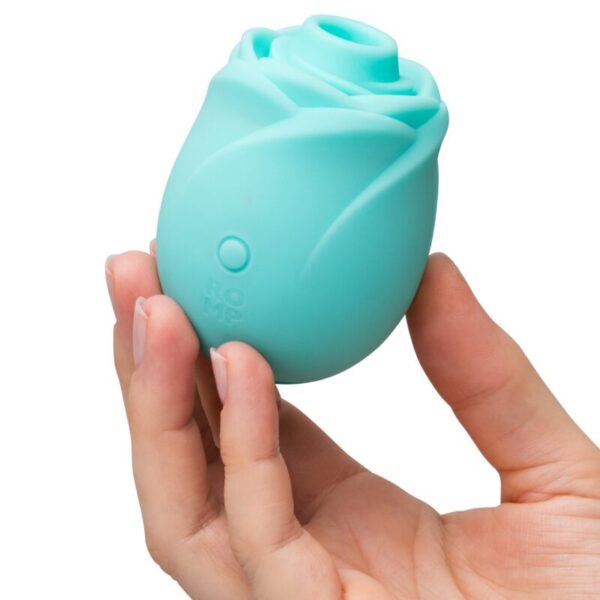 Romp Rose Glow — Air Pulse Stimulator, Waterproof, Turquoise — Clitoral Stimulators — view 3