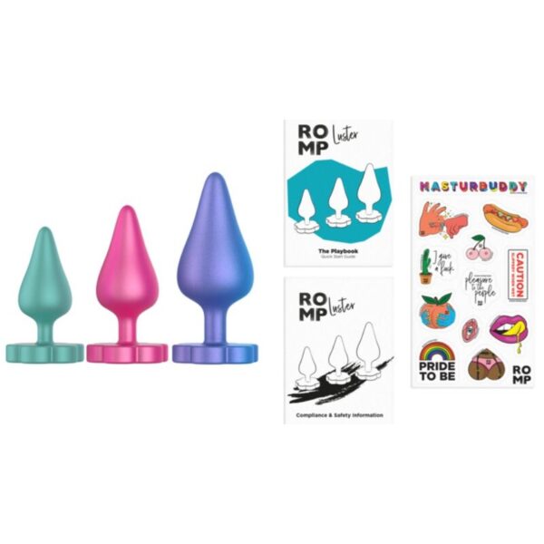 Romp Luster — Anal Training Kit, With Flower Base — view 9